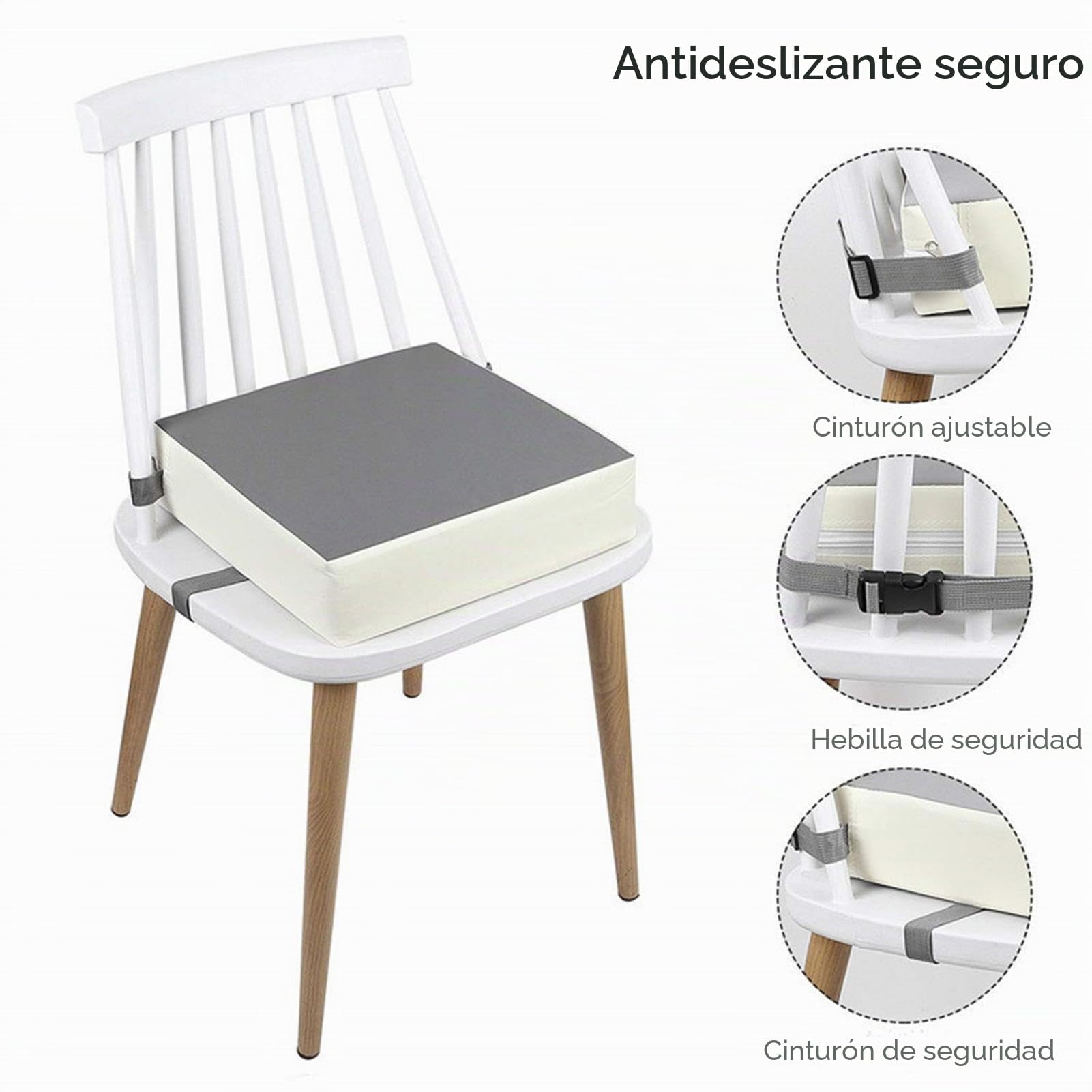 Alzador Silla Para Niños Comer, Asiento Elevador Niños Mesa, Alzador Silla Comer, Elevador Silla Para Niños Comer