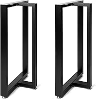 Vista 10 de TIEOU Patas de Mesa de Café de Metal de 16 Pulgadas, Patas de Muebles, Patas de Escritorio Resistentes, Patas de Mesa, Patas de Banco para Bricolaje
