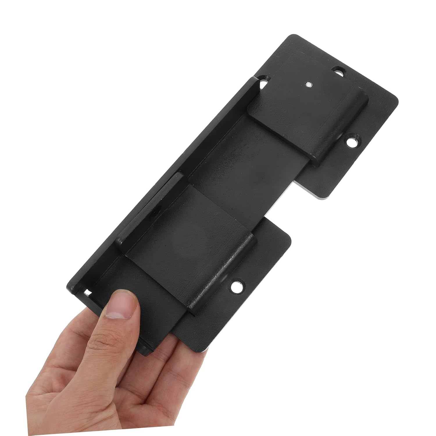 Extra Tall Pet Gate Latch Heavy Duty Flip Door Lock with Padlock Holes Easy Install for Barn and Shed Doors