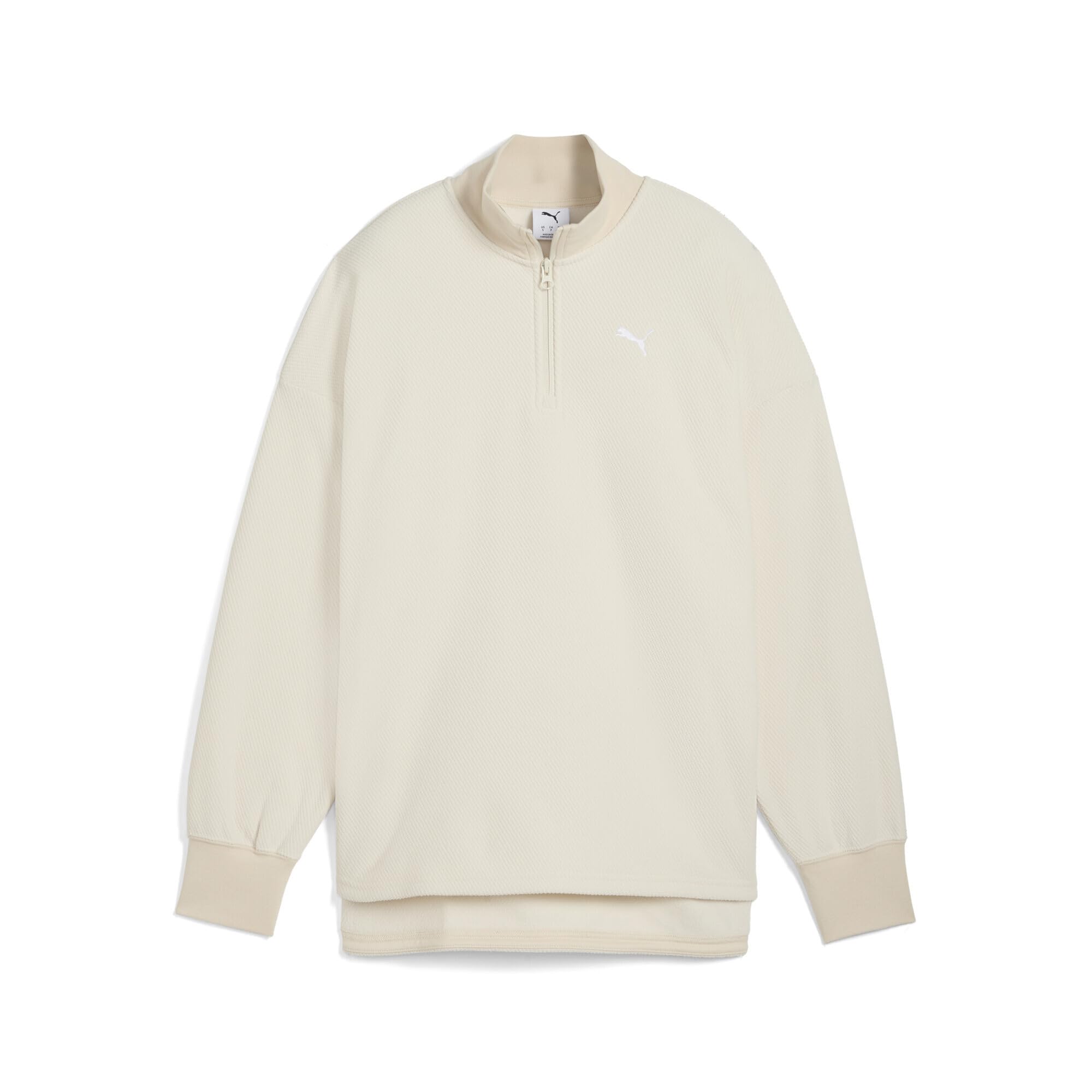 PUMA HER Half-Zip Winterized Crew Crew Sweats Kadın