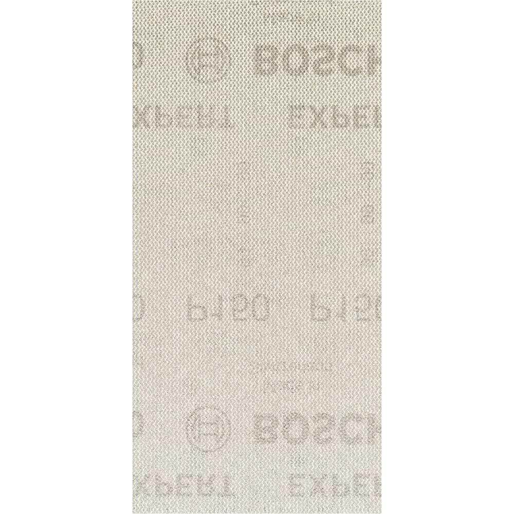Bosch 50x EXPERT M480 Sanding Net (for Paint on wood, Hardwood, Ø 93x186 mm, Grit 150, Professional Accessory Orbital Sander)