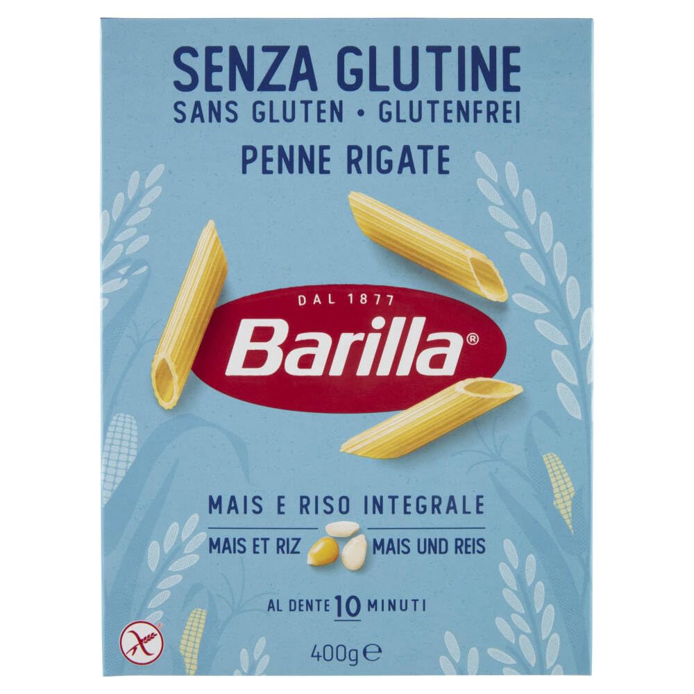 Italian Gourmet Bundle Glutenfreie Penne Rigate 16x 400g + Italian Gourmet Polpa Gratis – Pasta Senza Glutine aus Mais & Vollkornreis, italienische Penne für Tomatensauce, Auflauf & Vorrat 6,4kg