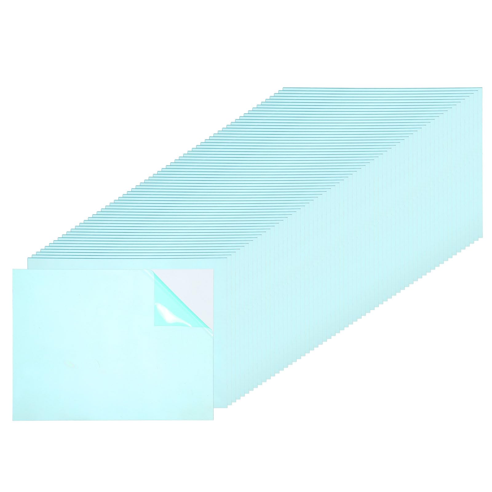 PATIKIL 108 x 85mm Welding Protection Lens, 60 Pcs Clear PC Lens Cover Replacement Welding Helmet Hood Transparent Protective Covers Right Angle