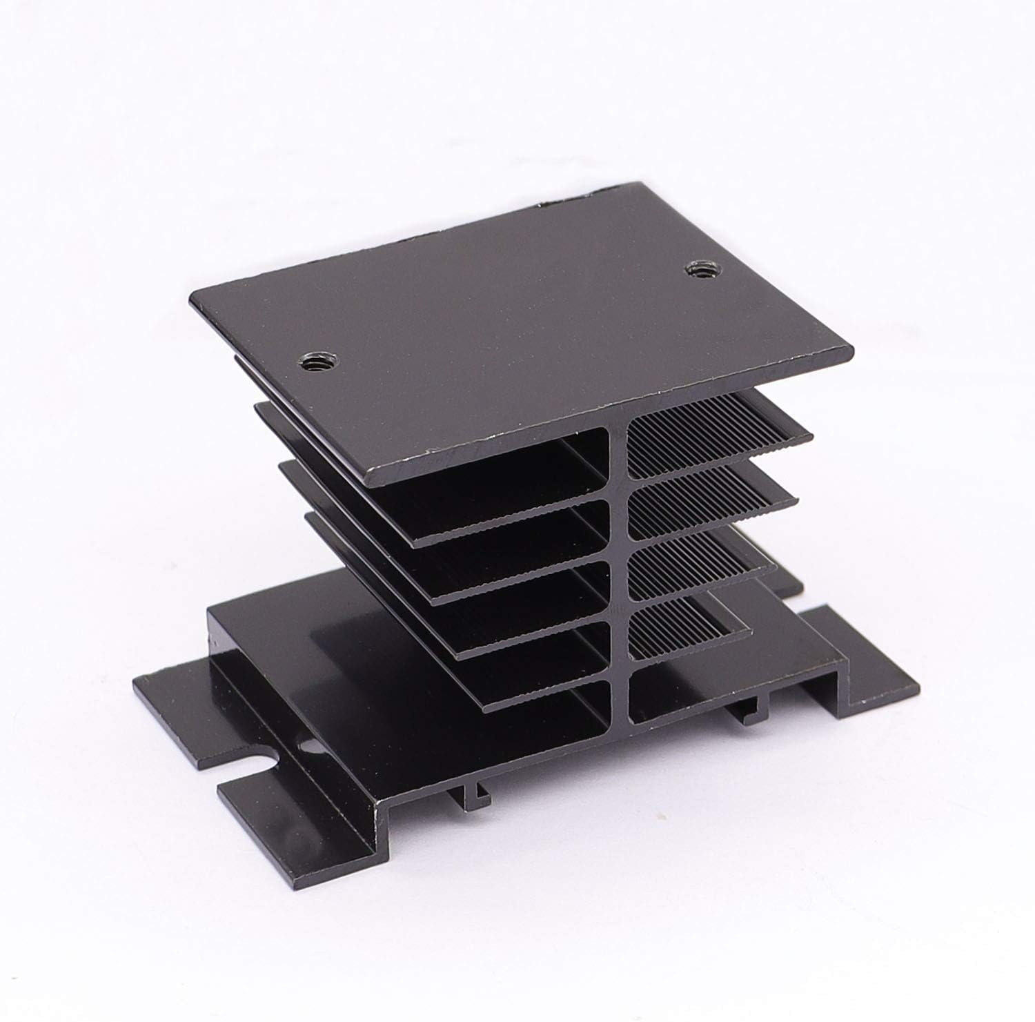 TWTADE SSR-40 DD 40A DC 3-32V to DC 5-60V SSR Solid State Relay + Heat Sink