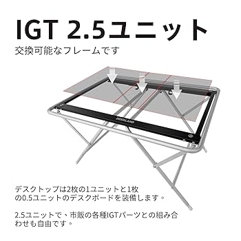 IGT規格 DEERLAND 折りたたみテーブル ４ユニット対応 Amazon.co.jp: DEERLAND ブラックカラーIGTフレーム折りたたみ