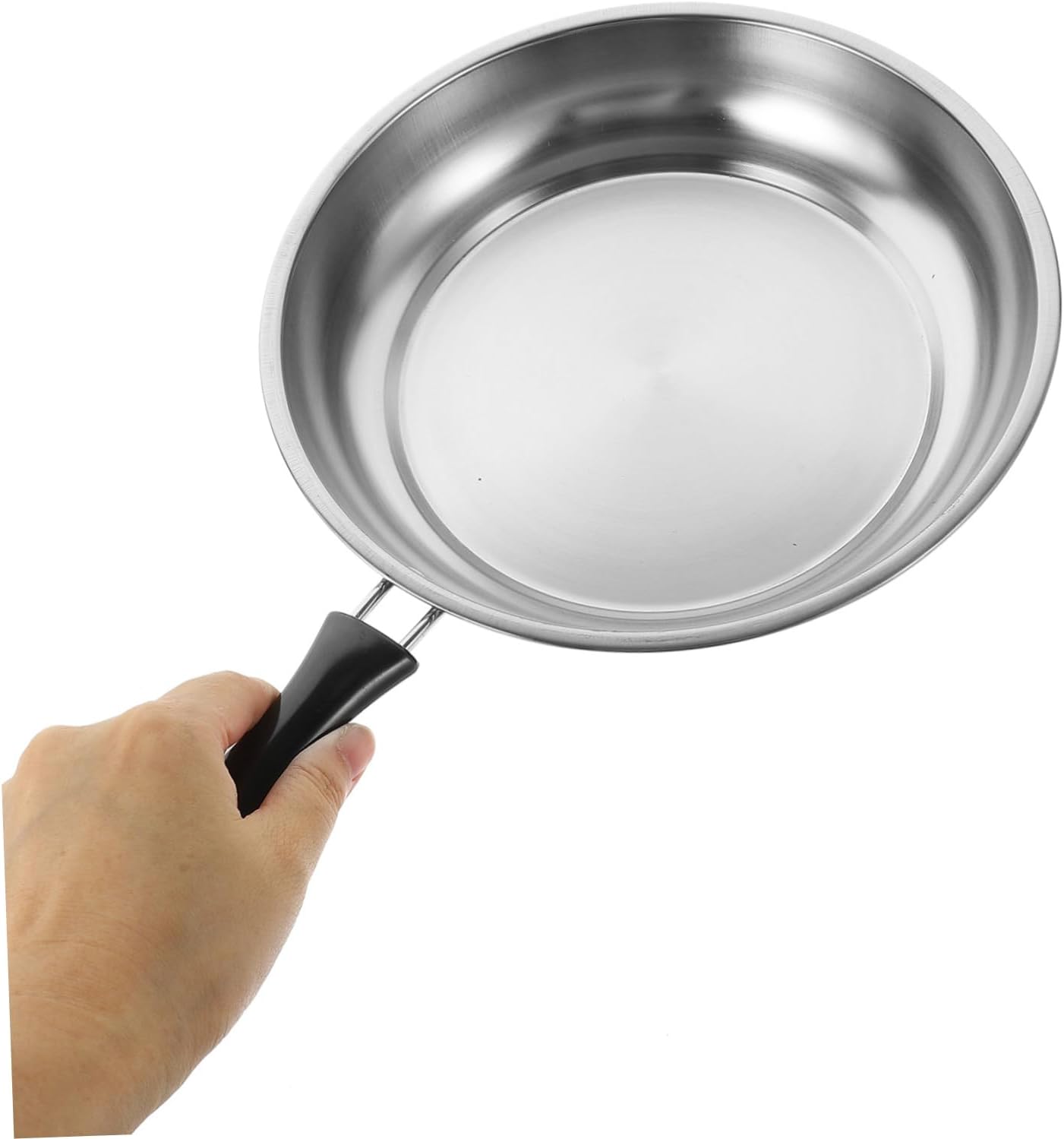 Cabilock 1Set Stainless Steel Cookware Set Noodle Pot Frying Pan Set Portable Kitchen Cooking Pots for Soups Stews and Milk Heat Insulated Handles for Home and Restaurant