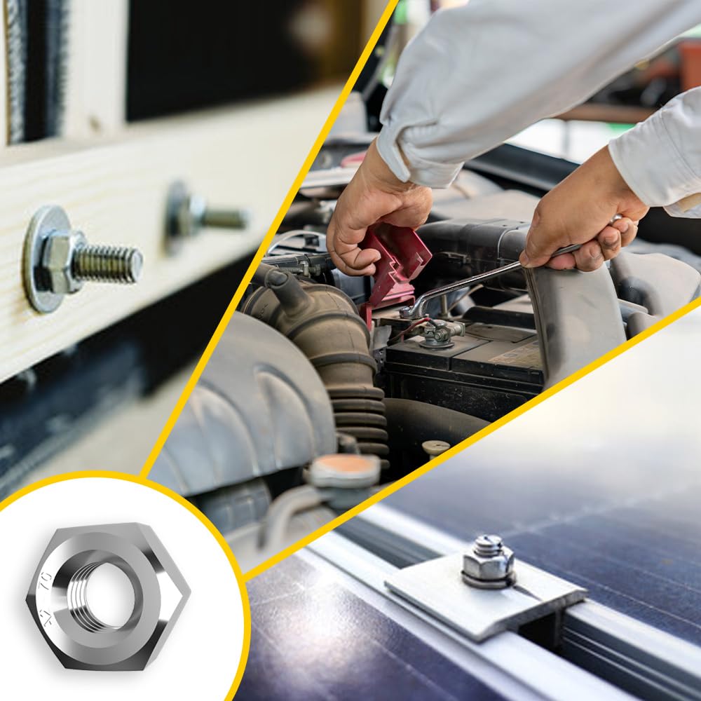 Offgridtec Dadi in acciaio inox A2 V2A, DIN 934/ISO, 25 pezzi, M10