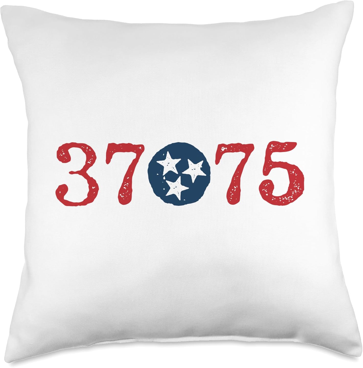 Hendersonville, TN 37075 Local T-Shirts 37075 Hendersonville, Tenessee TN t-Shirts Throw Pillow, 18x18, Multicolor