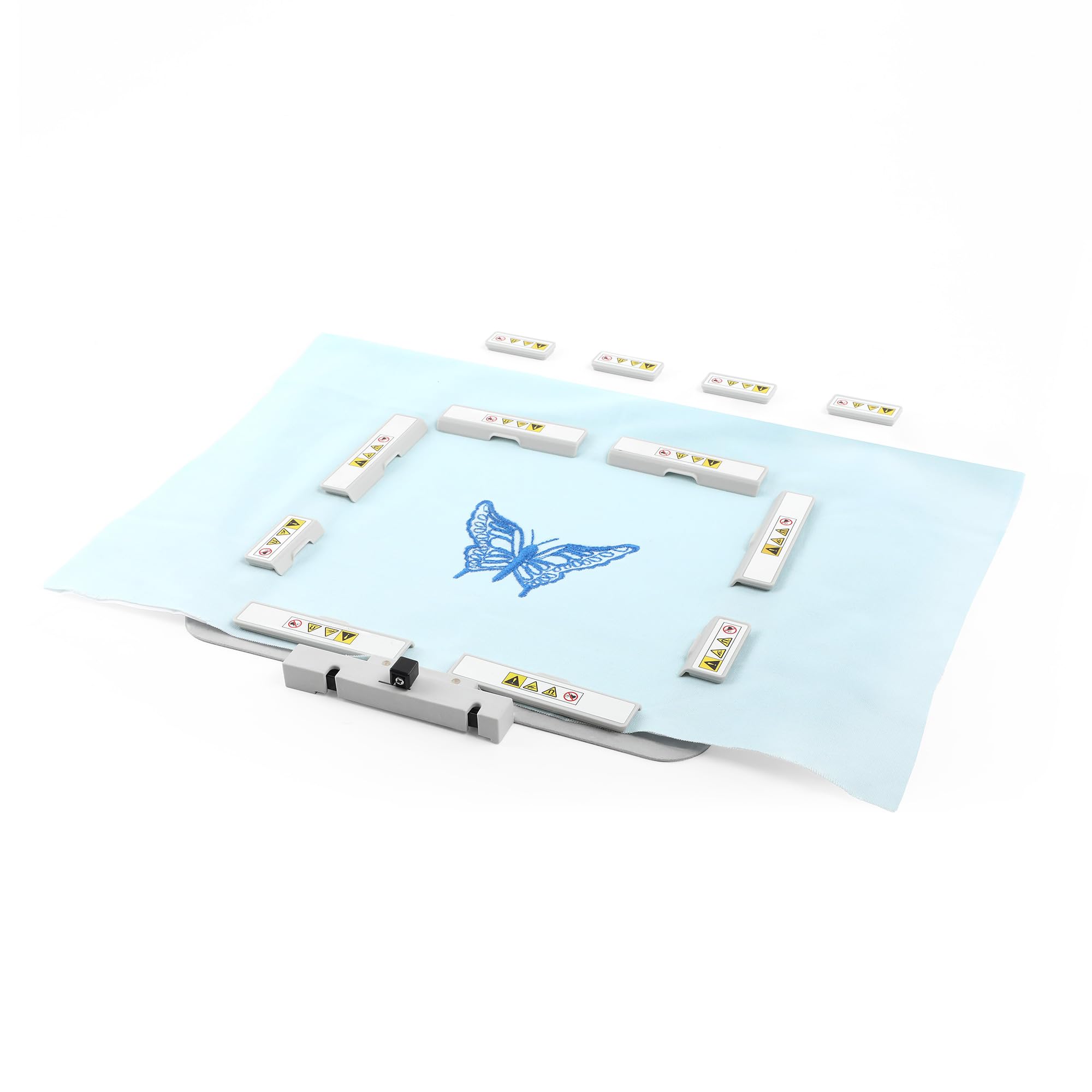 Sew Tech Magnetischer Stickrahmen für Janome Memory Craft MC 500E 550E 400E 450E Elna Expressive Machine (200 x 200 mm) – JA412MK)