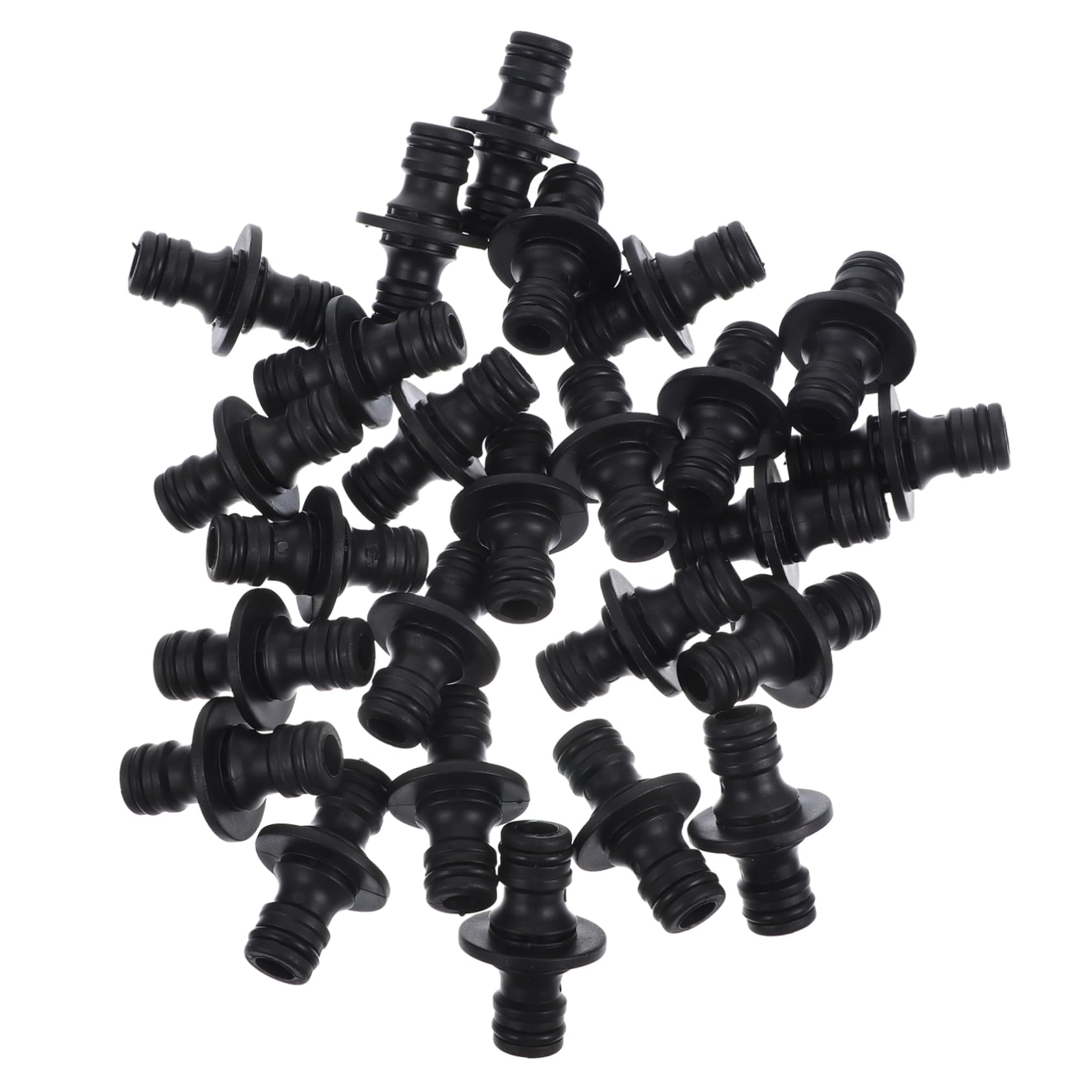 Abaodam 4 Set Raccordi per Tubi A Connessione Rapida Adattatore per Tubo di Connessione Rapida Adattatore per Tubo da Giardino Connettori Affidabili per Plastica 25 Pezzi*4
