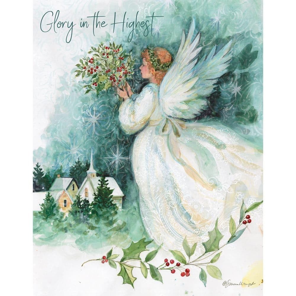 Amazon.com : Lang, Angel of Christmas Boxed Christmas Cards
