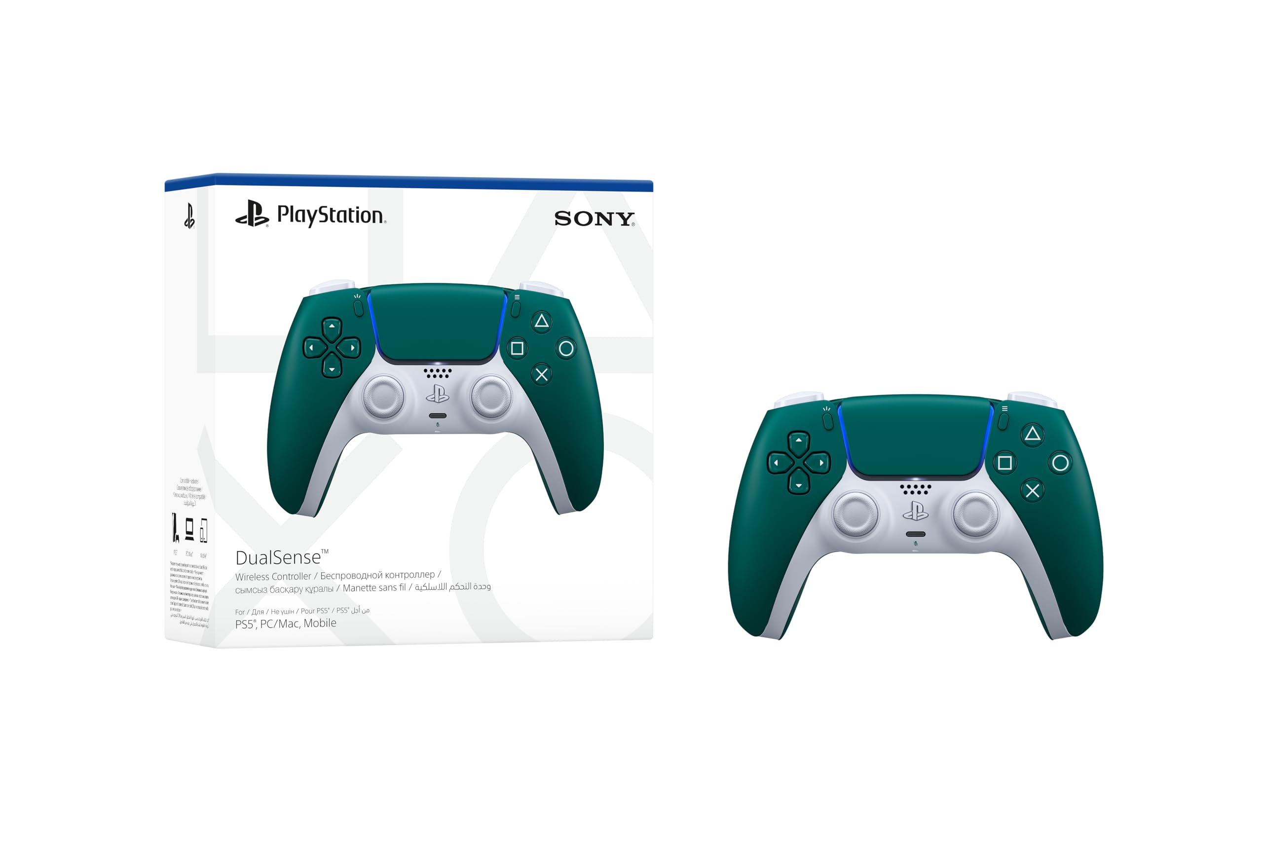 Playstation 5 DualSense Wireless Controller (KSA Version) Alpine Green Esports World Cup Edition (EWC Riyadh), 2 Year Manufacturer Warranty Product Image 5