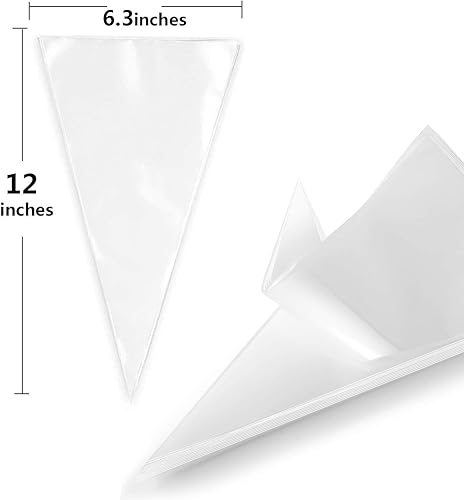 Miniatura 3 de Bolsas de pastelería extragruesas Paquete de 100 Bolsas desechables para decoración de tartas, bolsas antiestallido para glaseado de cupcakes para