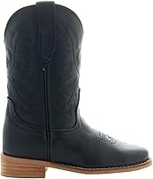 Vista 4 de Soto Boots Botas occidentales de punta cuadrada ancha para niños K3004