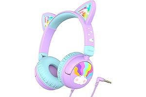 iClever Dancing Cata: Cat Ear Headphones for Kids