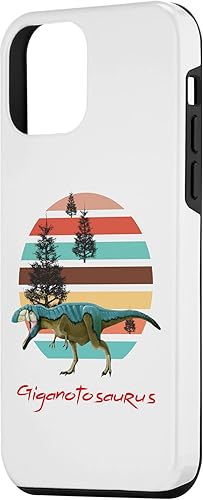 Vista 14 de iPhone XR Giganotosaurus Retro T rex prehistoric dinosaur Father's day Case
