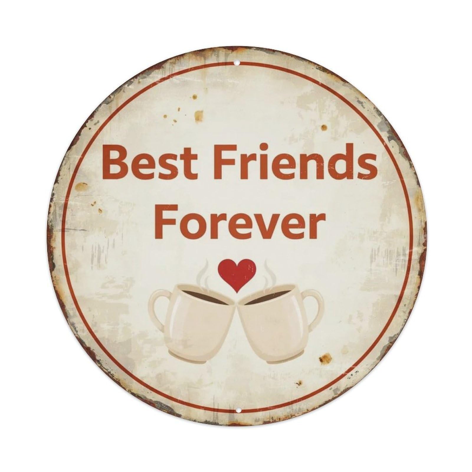 Best Friends Forever (3) - 副本 Metal Tin Sign Plaque