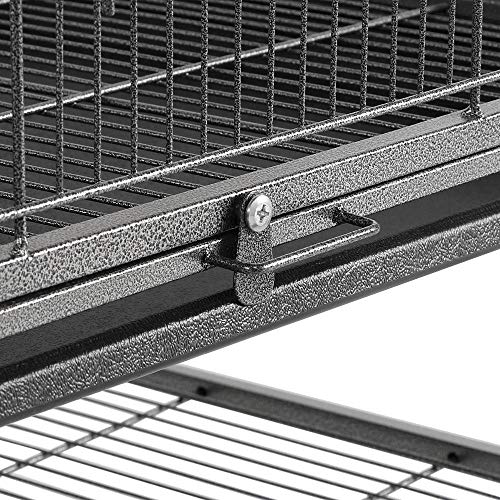 Yaheetech 52-inch Wrought Steel Standing Large Flight King Bird Cage for Cockatiels African Grey Quaker Amazon Sun Parakeets Green Cheek Conures Pigeons Parrot Bird Cage Birdcage with Stand