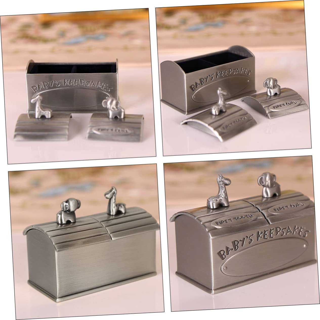 BESTonZON 3Pcs Boîte Boîte De Rangement Des Dents De Boîtes À Souvenirs Organisateur De Collection De Dents Conteneur De Boucle De Dent Organisateur De Dents De Stockage De Dent