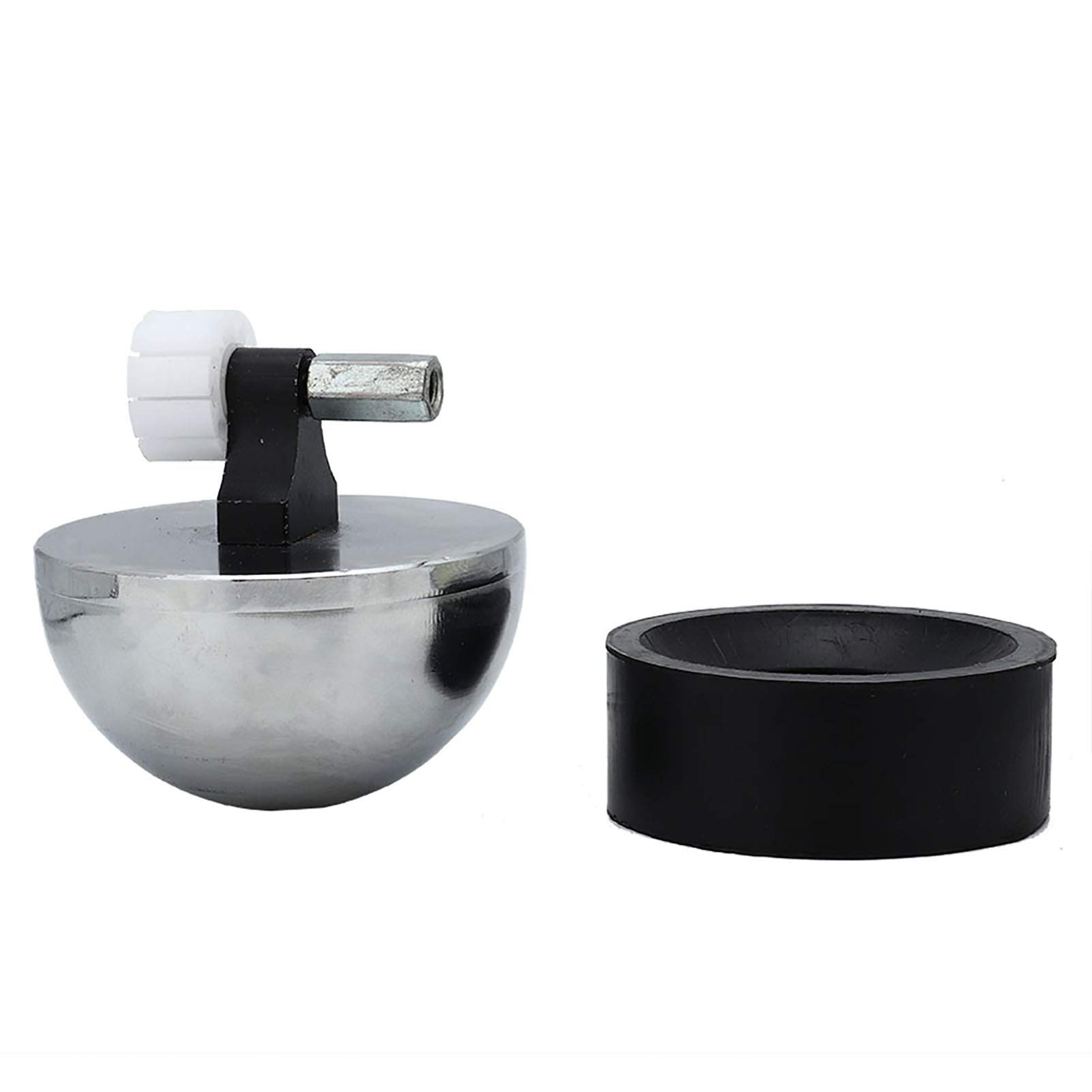 WUGHVS Kit profesional de herramientas con abrazadera para anillos, abrazadera para engaste de joyas con múltiples matrices redondas para el diseño, reparación y grabado de anillos, base (Estilo C)