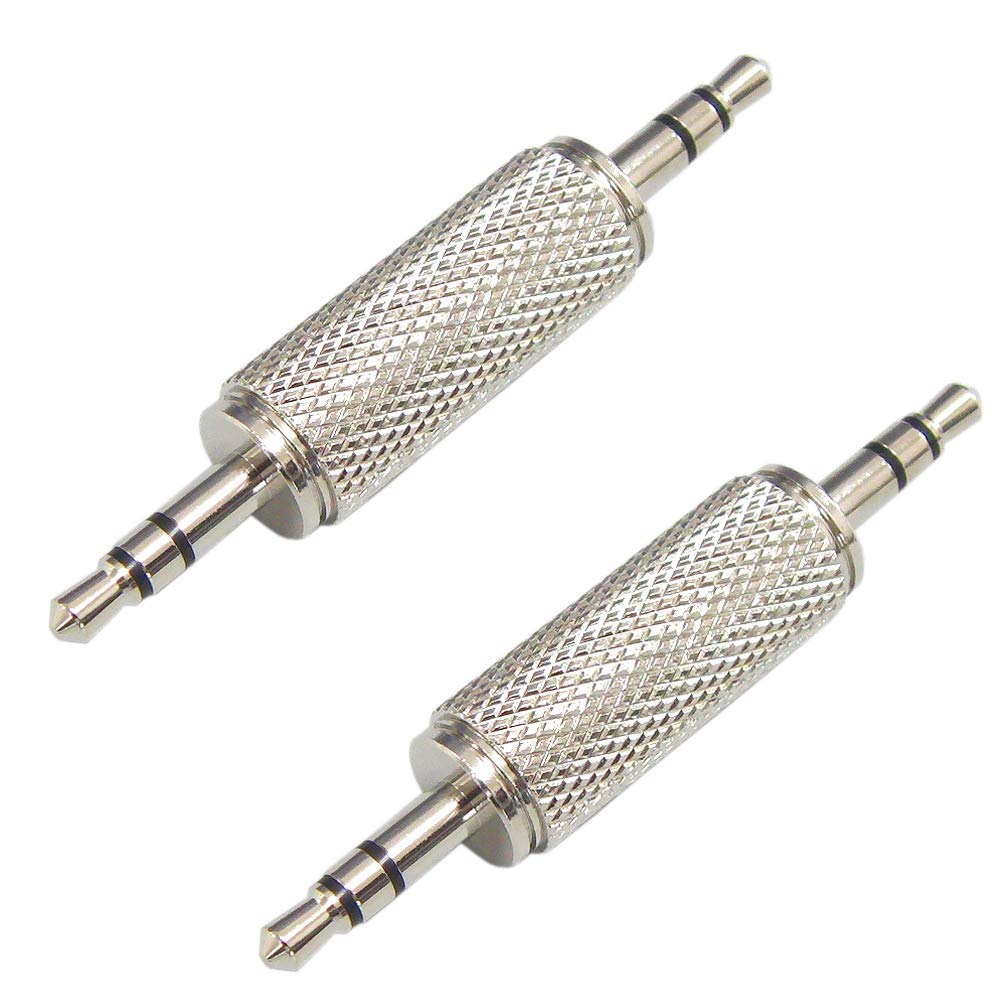 Amazon | 3.5mm ステレオミニプラグ オス-オス 変換アダプタ 3極 TRS