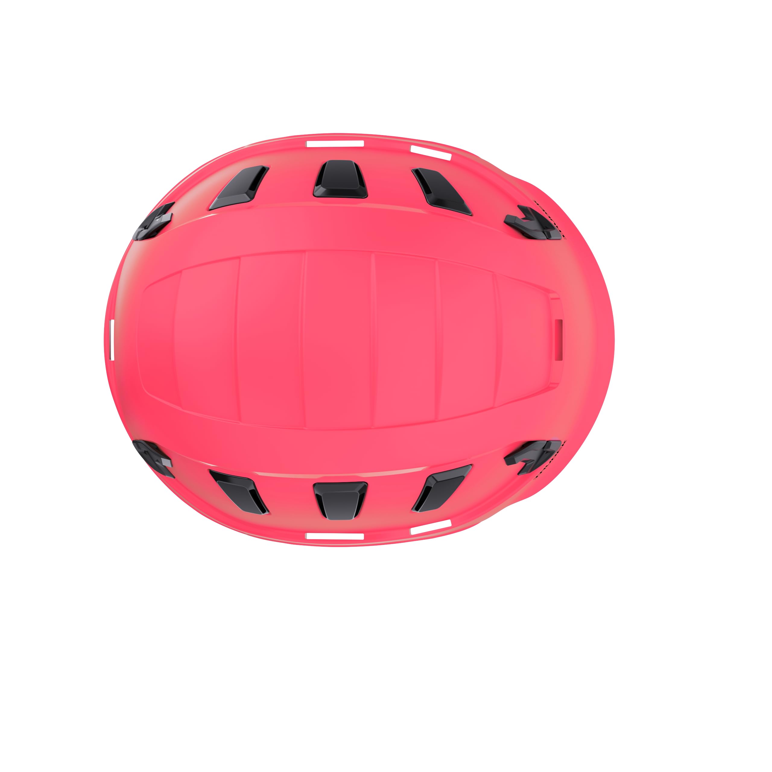 Irudek OREKA II Vent Rosa – Casco ventilado para Trabajos en Altura, ABS Ultraligero, barboquejo Ajustable, Ranuras universales 30 mm, Chip NFC Integrado, Certificado EN 397 y EN 12492