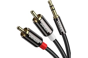 UGREEN 3.5mm to RCA Cable for Superior Audio Enhancement