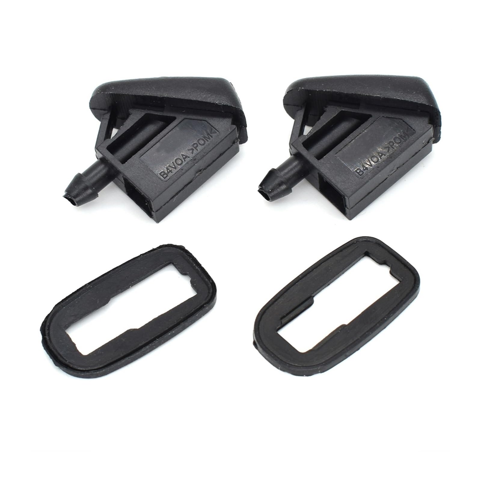 Wivplex 2x Front Windshield Wiper Washer Jet Nozzle, for Ford, for Focus, 2 3, for Mondeo, Galaxy C-max, for Fiesta, KA Fusion BM5117666AB Windshield Wiper Nozzles
