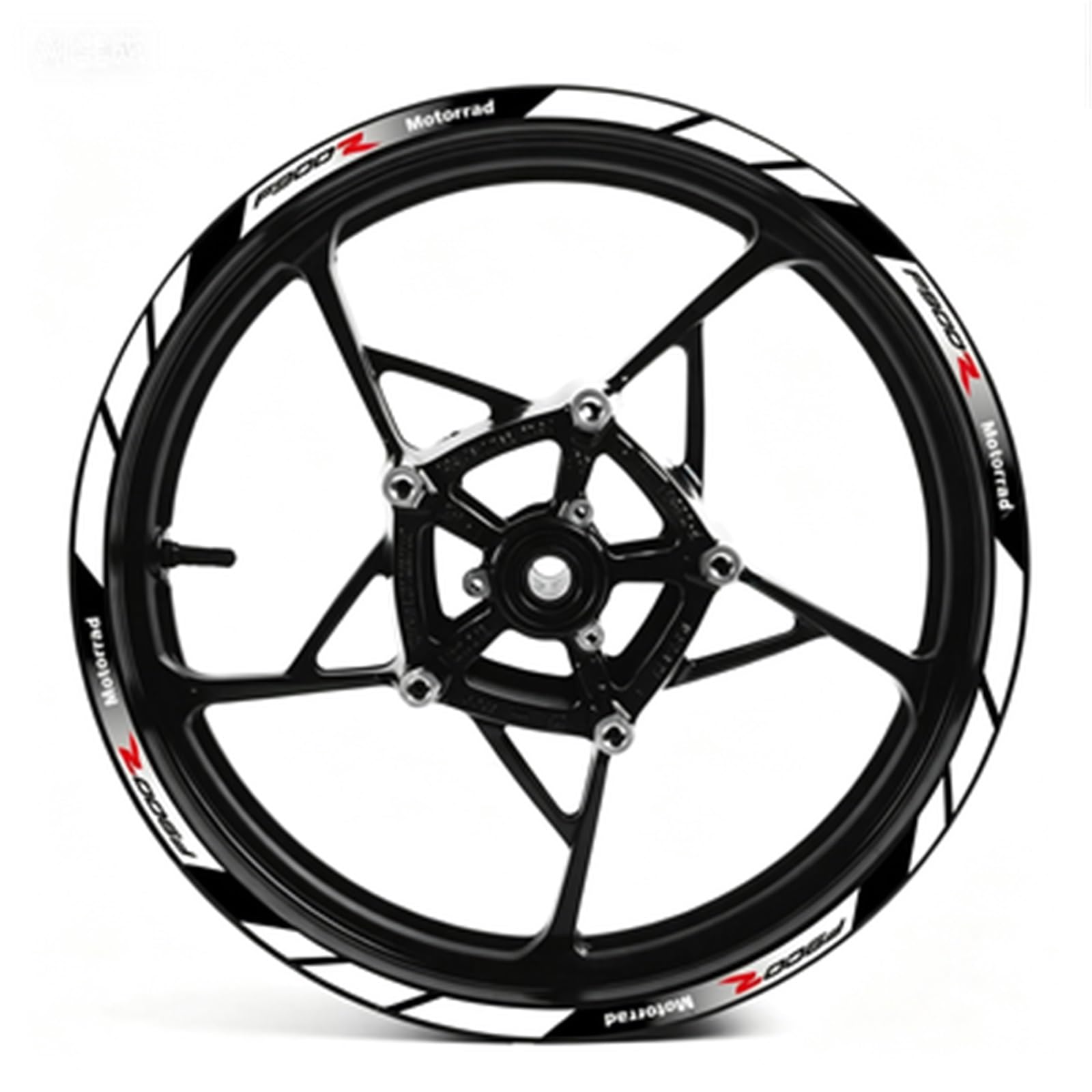 Reflective Motorcycle Wheel Stickers Rim Decals Waterproof for BMW F900R F900 R F 900(Color3)