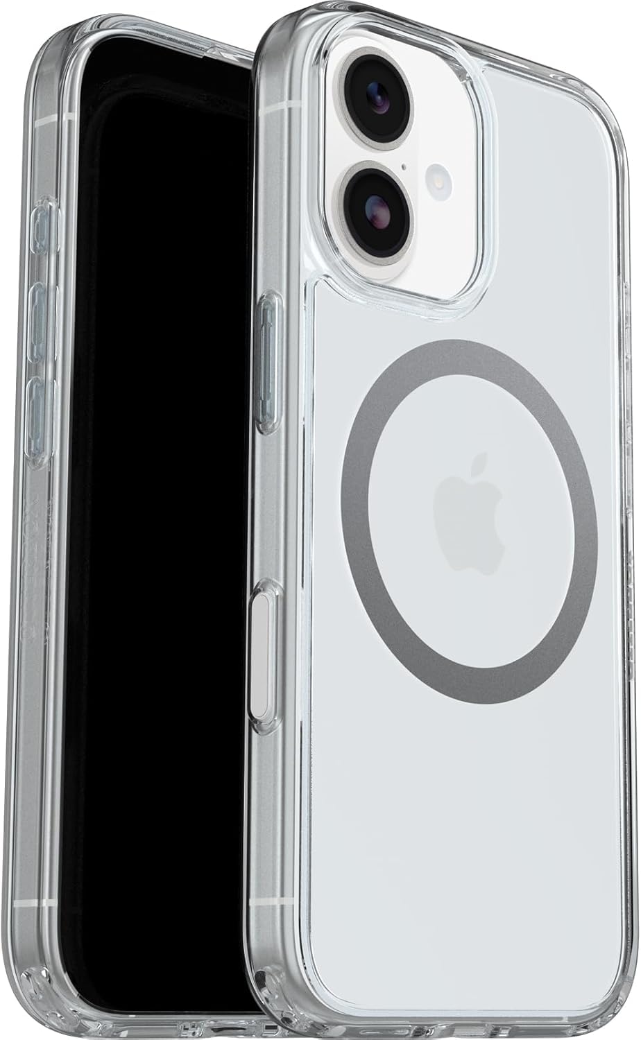 OtterBox Symmetry Series Clear MagSafe funda para iPhone 17, Testada 3x con los estándares Militares anticaídas, Transparente + OtterBox Glass Protector de Pantalla de Cristal Templado