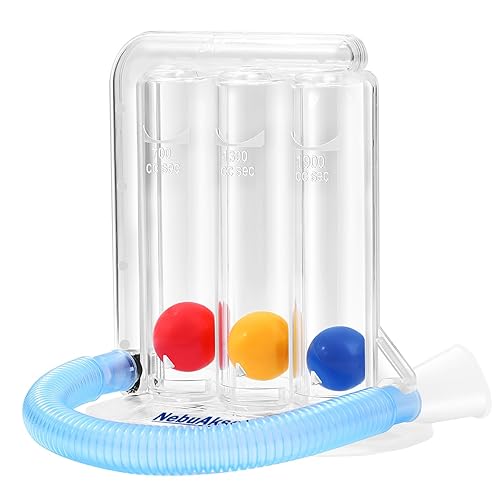 Breathing Exercise Device for Lungs, Lung Exerciser Device, Breathing Trainer–