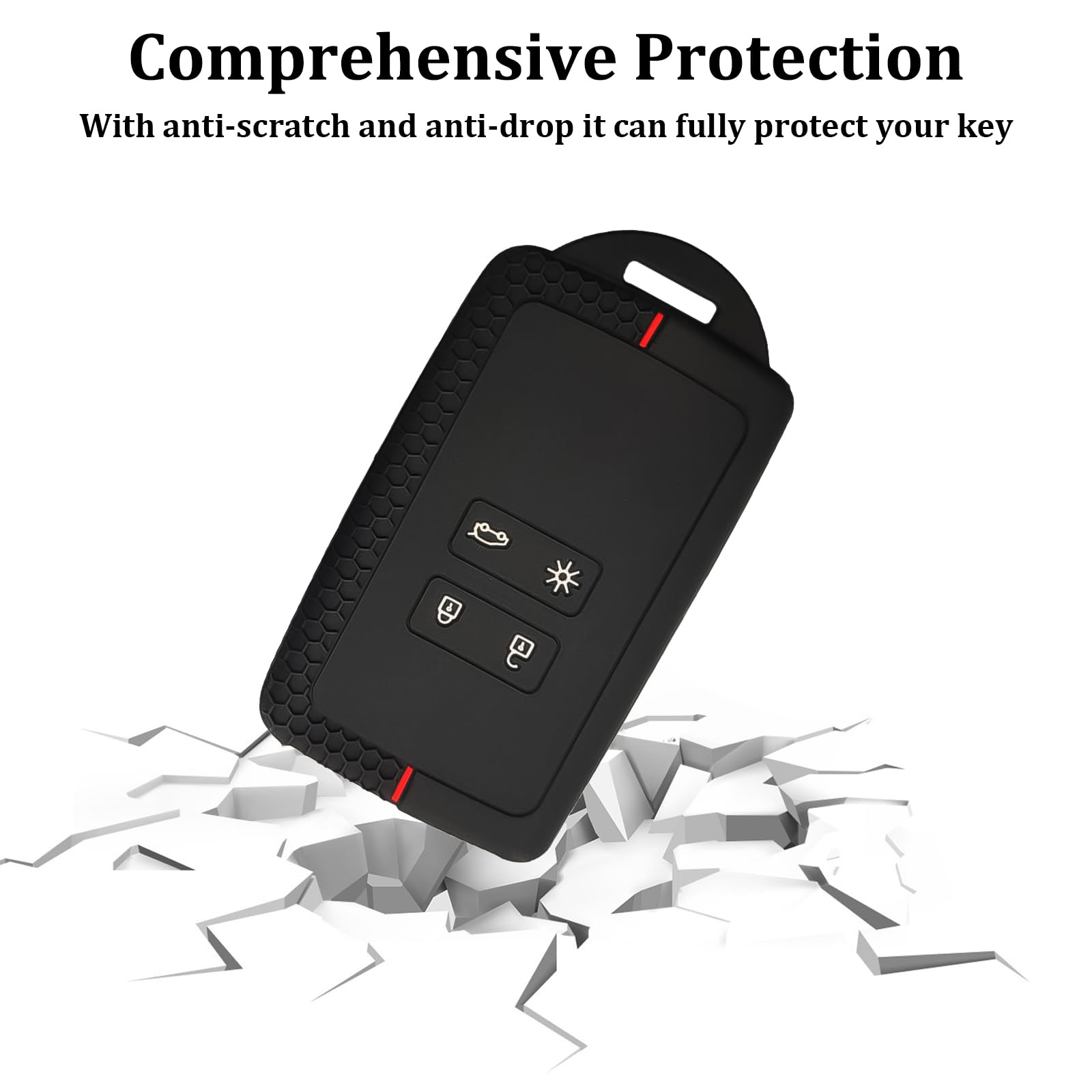 2 Pieces Car Key Full Cover Fit For Renault Clio Megane Koleos Kadjar - View #8