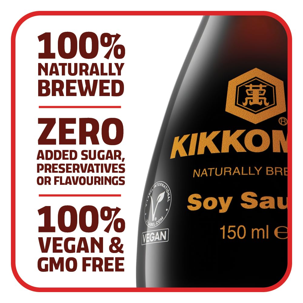 KIKKOMAN - Salsa de soja, paquete de 5 (1 X 5 LTR)