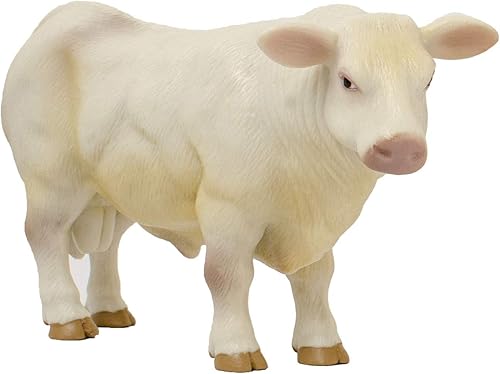 Miniatura 3 de Little Buster Toys Charolais Family Set - Juego de vaca de Charolais toro y ternero escala 116