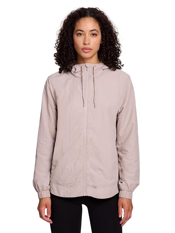 Reebok Women's Marathoner Windbreaker Jacket, Ashes of Rose, Small by Reebok - Used condition - US$21.74