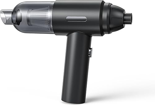 Plumero de aire comprimido inalámbrico y aspiradora de coche 2 en 1, plumero pequeño portátil, 10000 Pa, 60000 RPM, soplador inalámbrico a baterĂa Plumero de aire comprimido inalámbrico y aspiradora de coche 2 en 1, plumero pequeño portátil, 10000 Pa, 60000 RPM, soplador inalámbrico a baterĂa