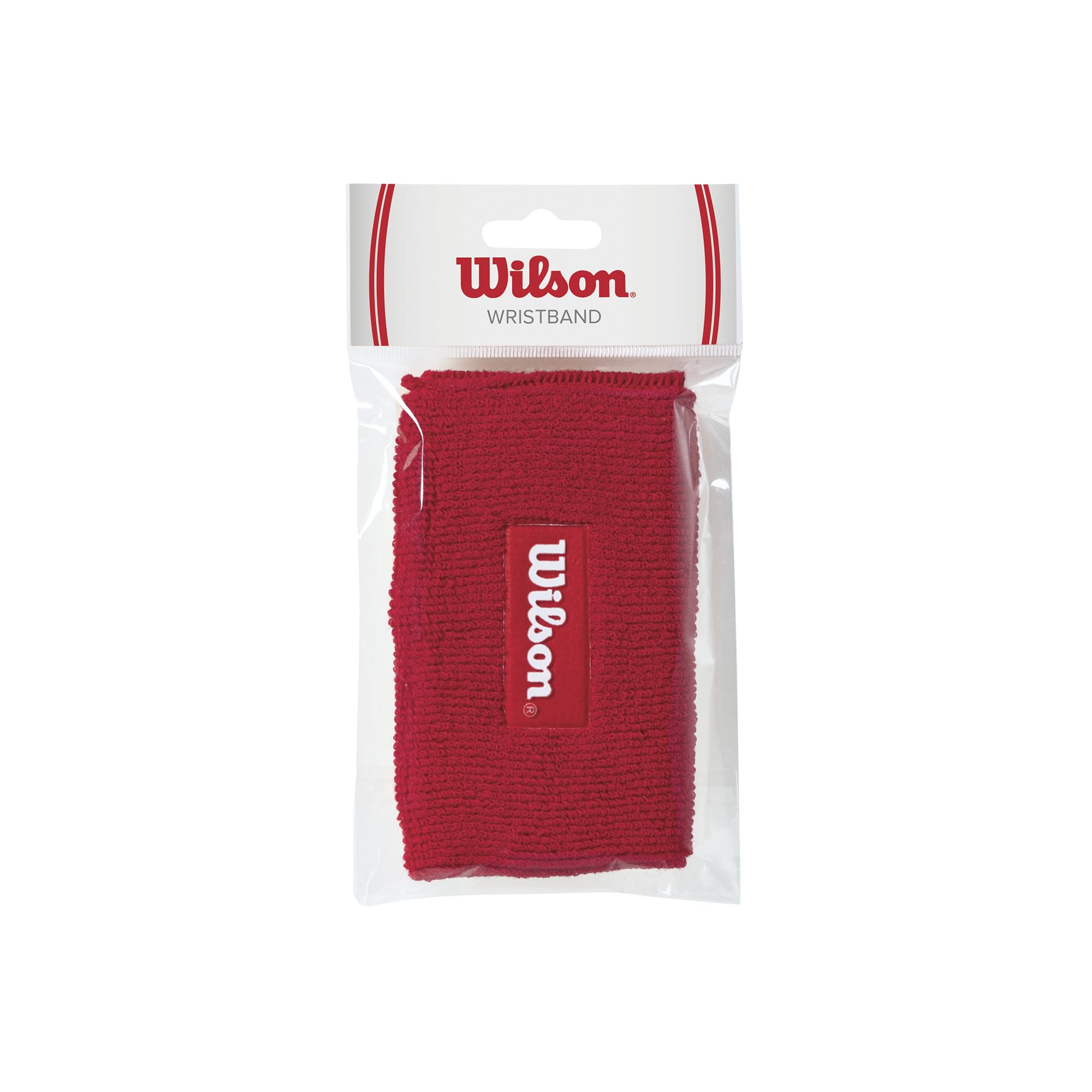 WilsonDouble Wristband - OSFA, Red