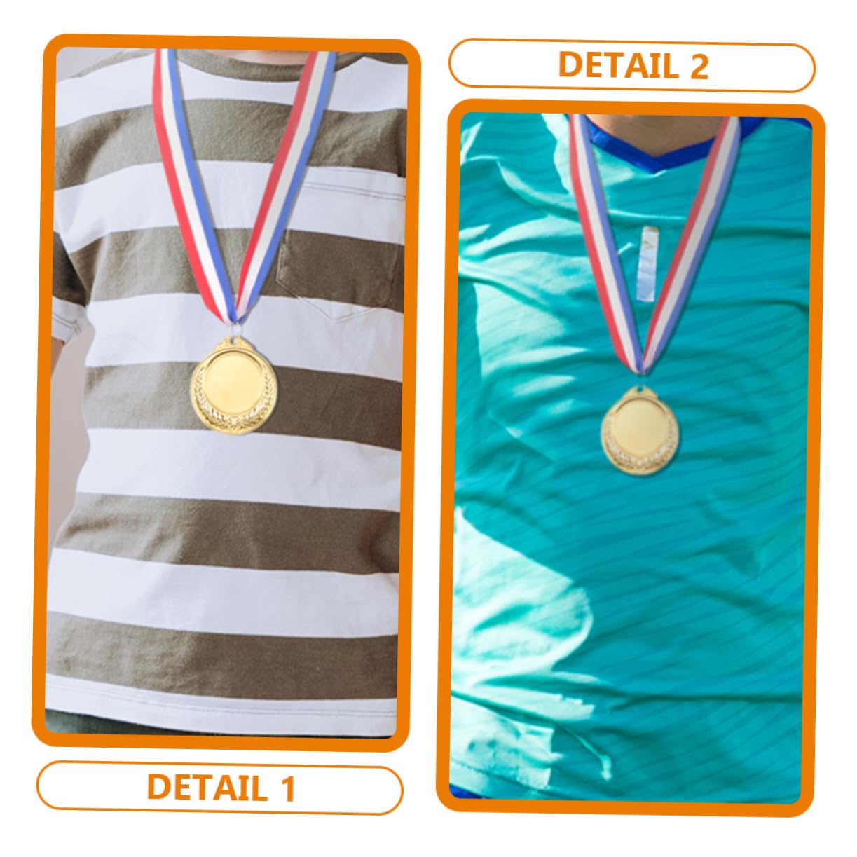 Mikinona 20 Piezas Metálicas para Premios Deportivos para Competición Escolar Artificiales Ligeras y para Eventos y Fiestas