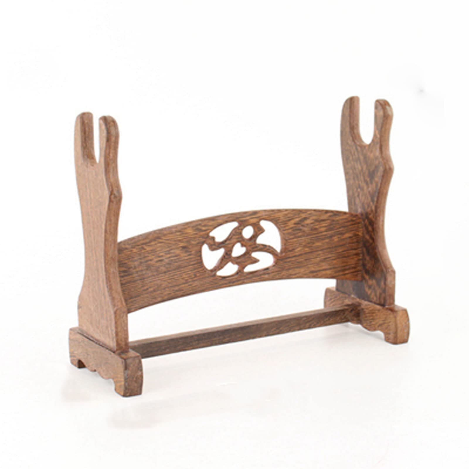 CVJdfhRE sword stand， Stand Samurai Display Supports Katana Wakizashi Swords Weapons Decorative Stand-Single layer 22.5cm