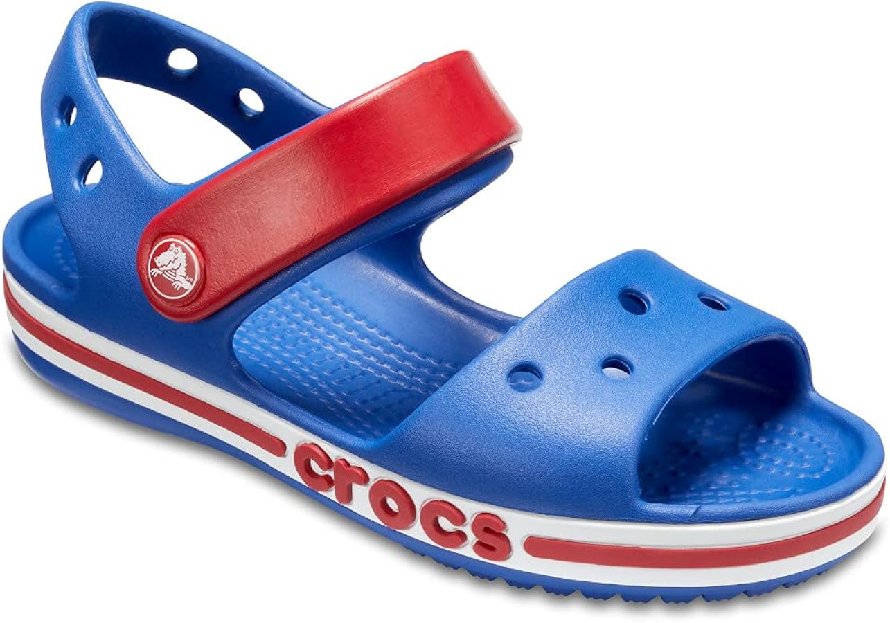 Amazon | Crocs キッズ Bayaband サンダル フラット US サイズ: 1 