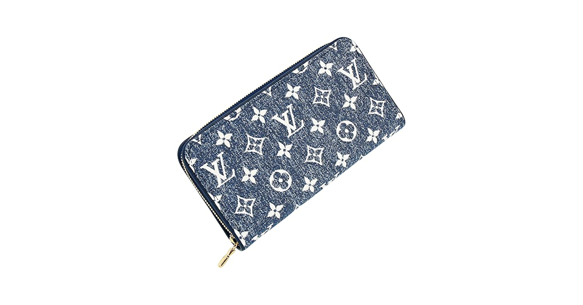 【星】最新ICチップ　ヴィトン財布　モノグラムジャガードデニムジッピーウォレット LOUIS VUITTON - 【星】最新ICチップ ヴィトン財布 モノグラム