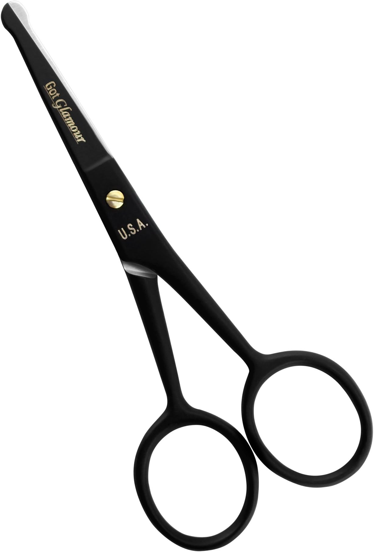 Nose Hair & Beard Trimmer, Stainless Steel, Black Finish, Made in USA