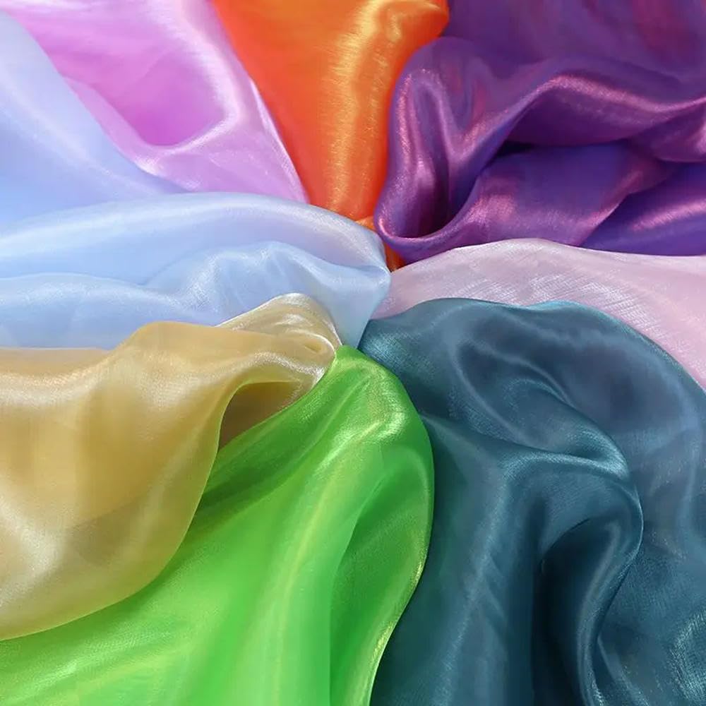 3/5/10m Kristall Organza schiere glänzende Stoff Material Handwerk Kostüme Kleid machen Braut Hochzeit Kulissen durch Meter