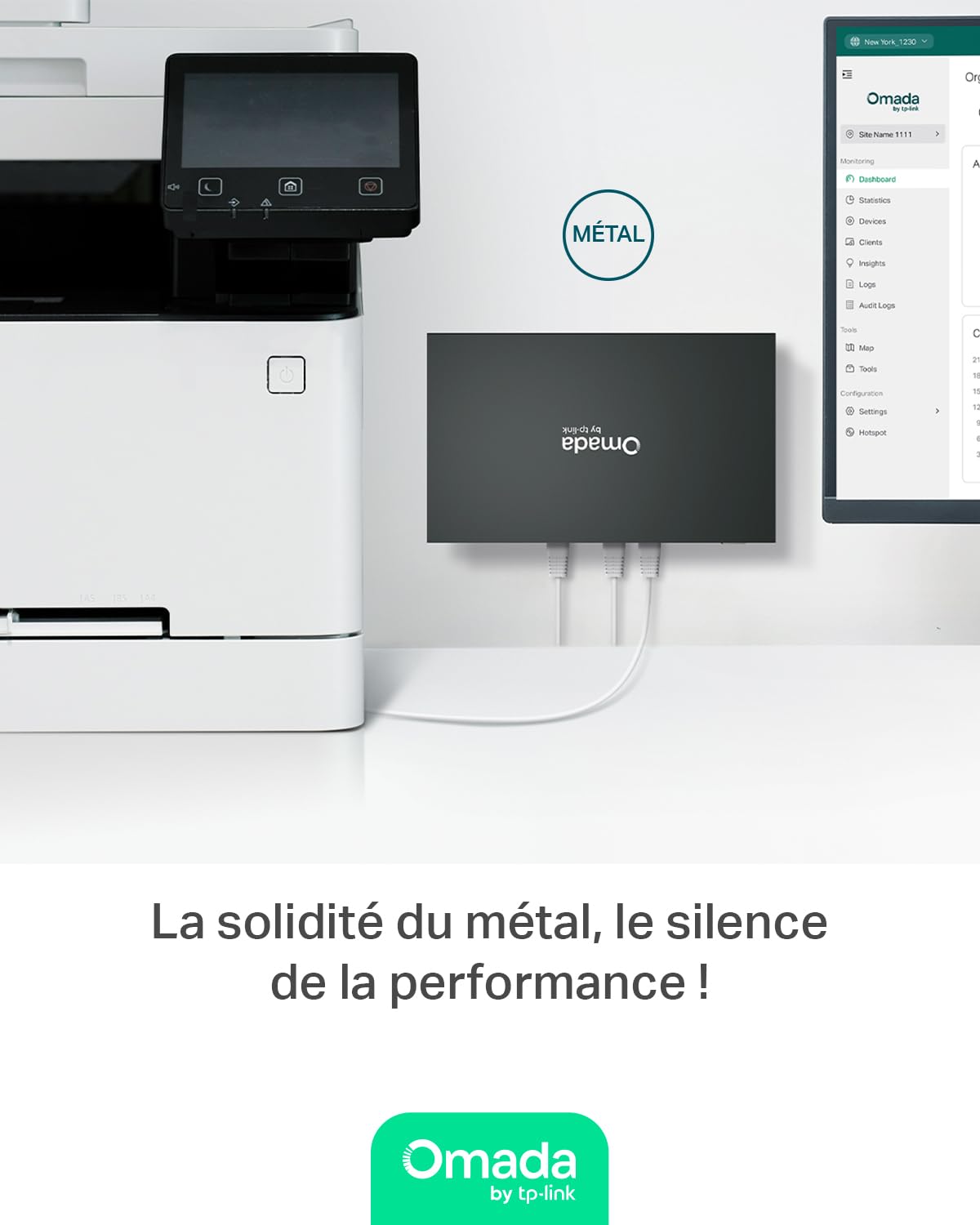 TP-Link ES210GP Easy Switch administrable Omada 10 Ports Gigabit avec 8 Ports PoE+