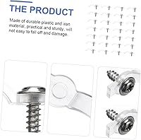 Vista 6 de ARTIBETTER 100pcs Screw Mounting Clip Led Hood Light Strip Led Light Strip Outdoor Led Bar Lights Led Strip Lights Strip Light Fixing Clips Led