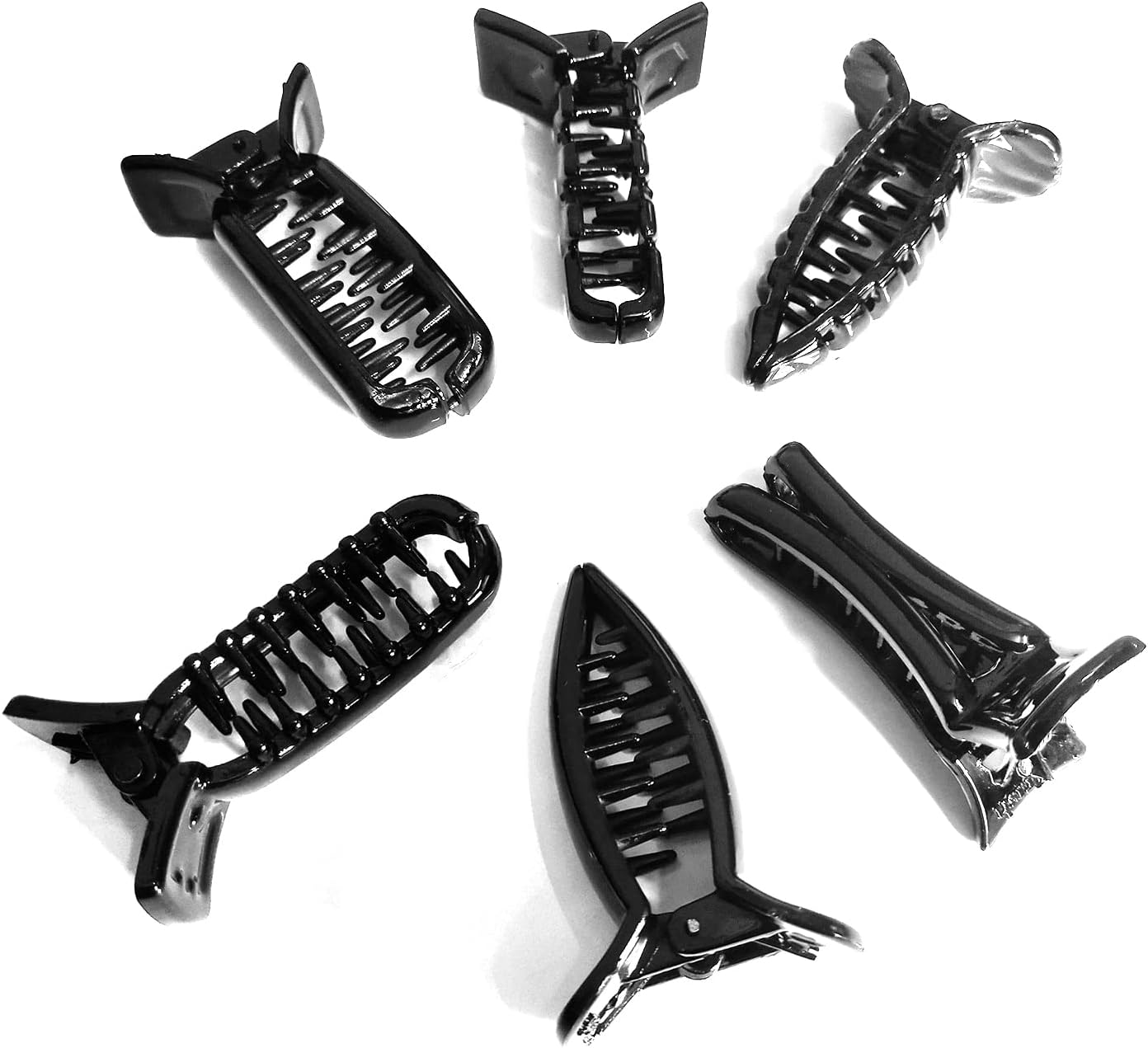 Banana Clutcher (Medium, Black) Pack of 6