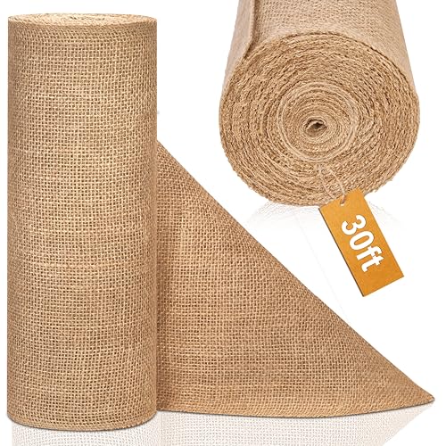 12" x 10 yd Burlap Table Runners, Jute Burlap Runner