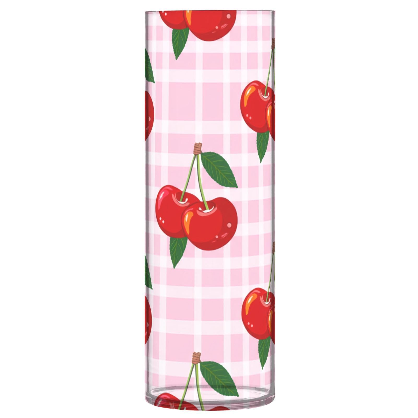 Jarrón de cerezo para flores ideal para mesa de casa moderna