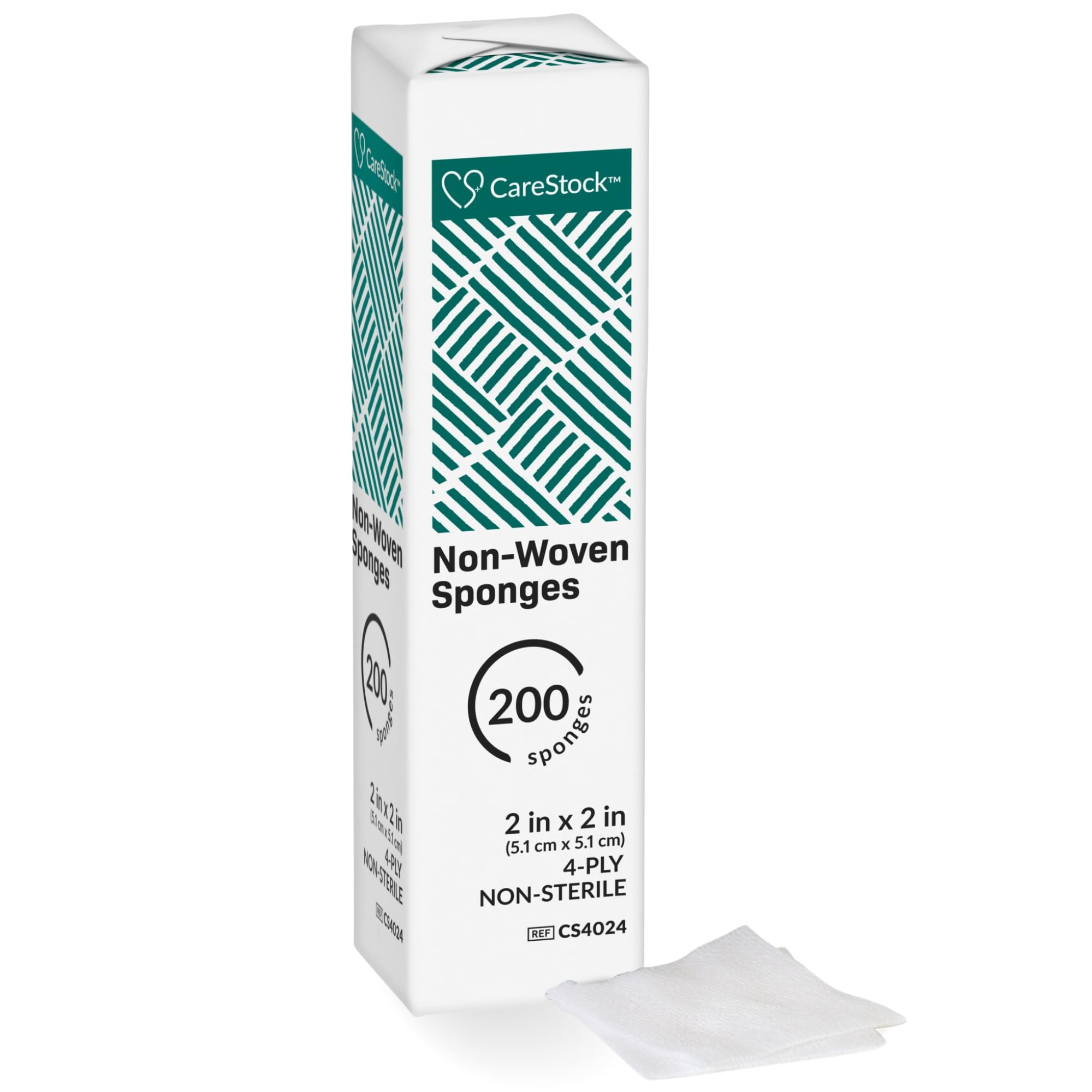 Amazon.com: CareStock Gauze Pads 2x2 [200 Count] – 4-Ply Non-Woven