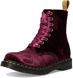 Dr. Martens Femme Vegan 1460 Pascal Velvet 8 Eye Boot Botte Tendance - 7